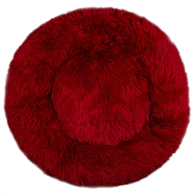 Hundebett Fluffy Donut wine 120